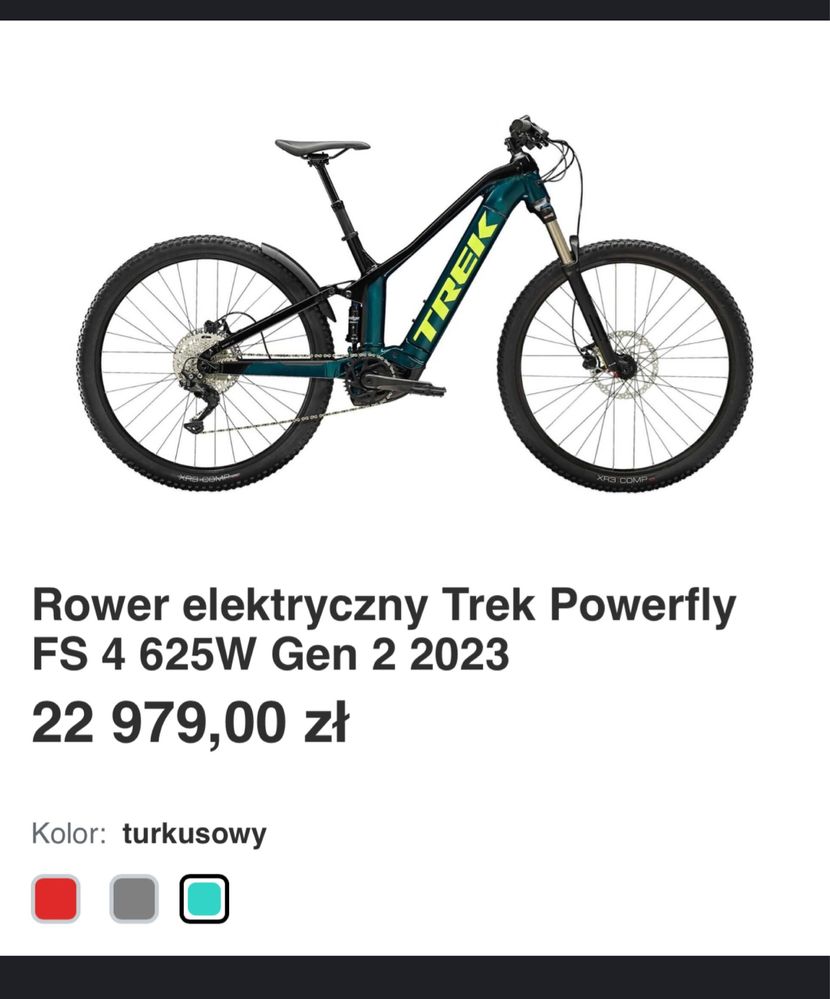 TREK ( XL ) Powerfly FS4 625Wh, 897 KM, BOSCH CX4, 625Wh [no.336]