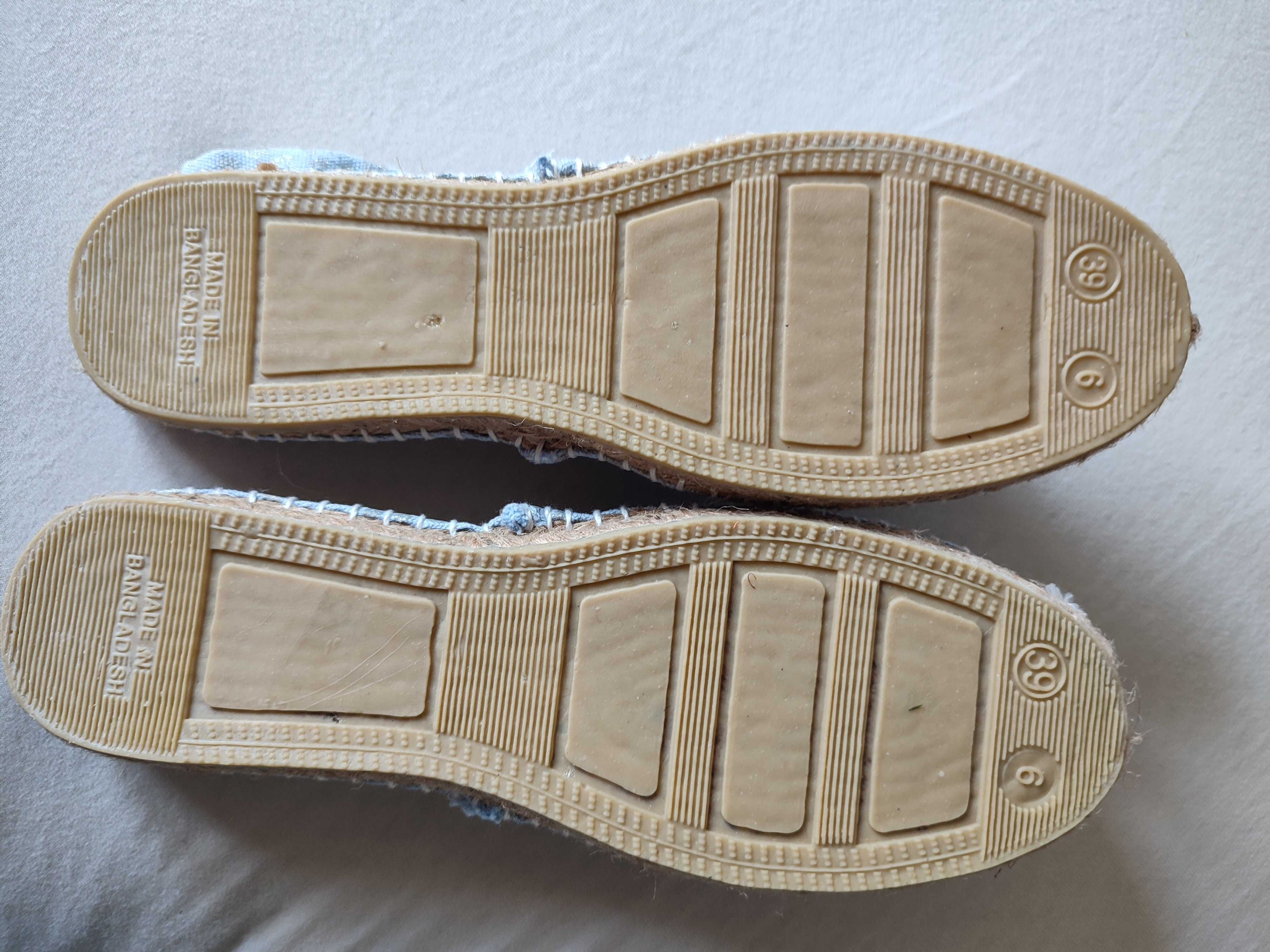 Espadryle damskie. Rozmiar 39. Stan idealny!