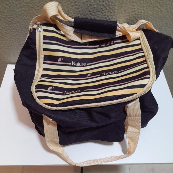 Bolsa utilitária e mala em pele