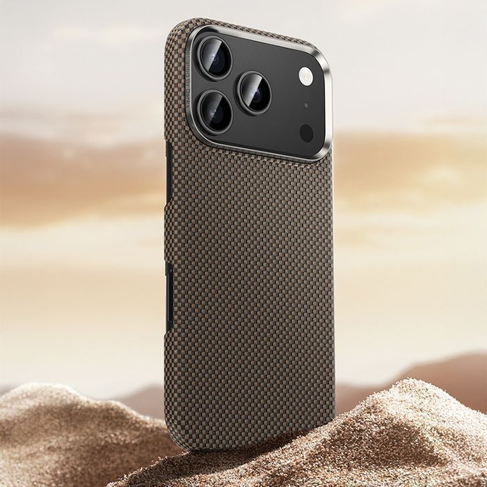 Etui Armor Tint Kevlar 1000D (0070) do Iphone 17 Pro Max złoty