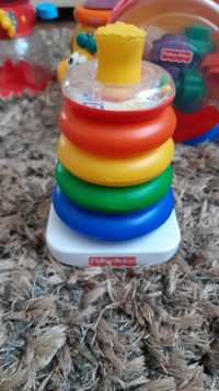 Fisher price wieża kółka