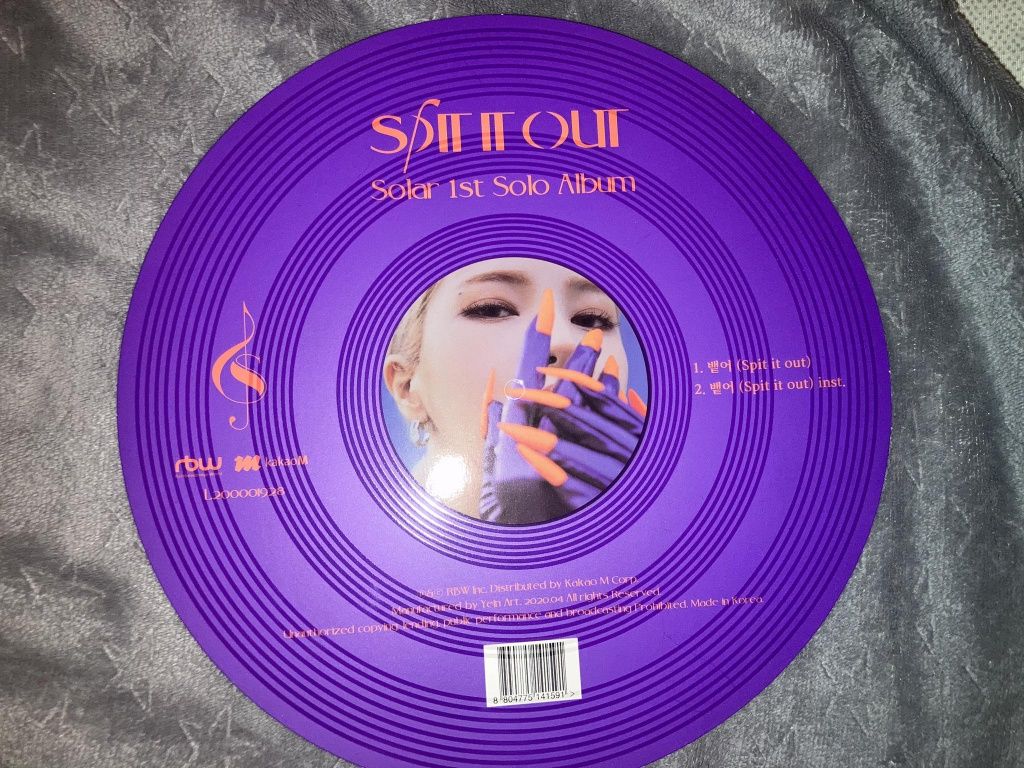 Mamamoo Solar Spit It Out LP photocard winyl za 13 zł