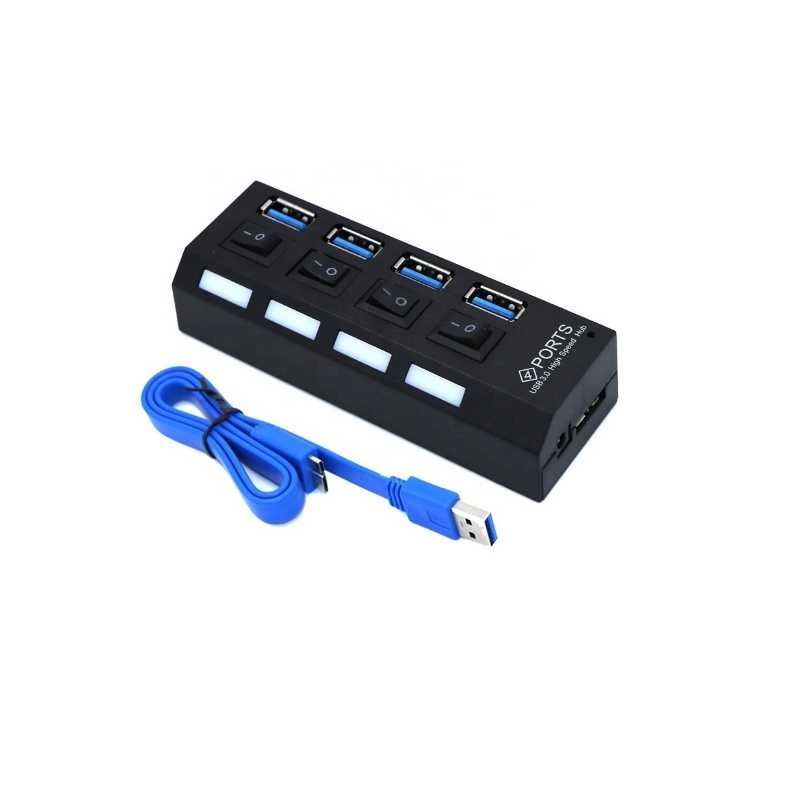 USB Хаб , 3.0 hub на 4 порта разветвитель расширитель концентратор