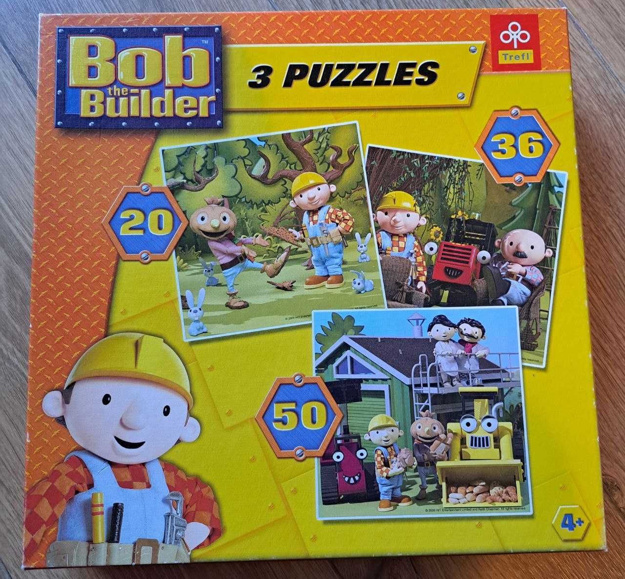 Układanki, puzzle: Bob budowniczy
