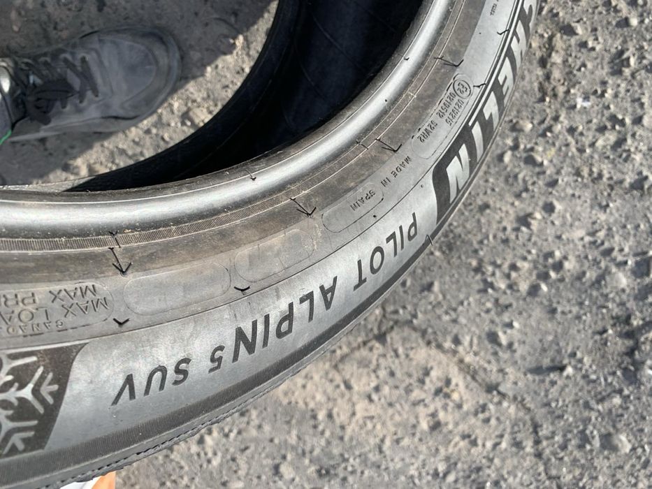 Шини 255/45 R20 пара Michelin 6,3мм, зима, 2021р