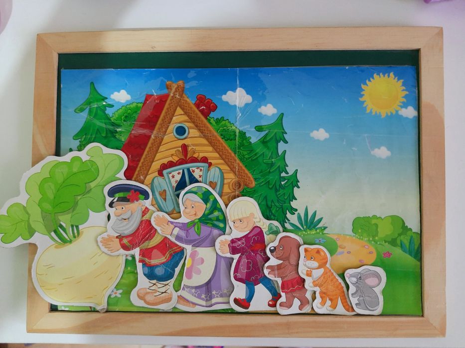 Color crazy cubes настільна гра, магнітні ігри, колобок, Тєрємок