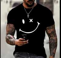 Koszulka męska nowa czarna z puszcza oczko 5xl