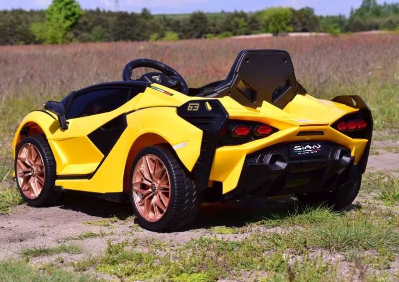Auto samochód na akumulator LAMBORGHINI SIAN samochody sportowe FULL