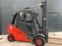 Linde H35-T Gaz LPG TRIPLEX kabina przesuw boczny  oświetlenie drogowe  5,95m/3500kg import Niemcy serwisowany stan b.db
