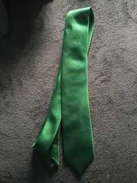 Krawat Zielony Koloru Zielonego