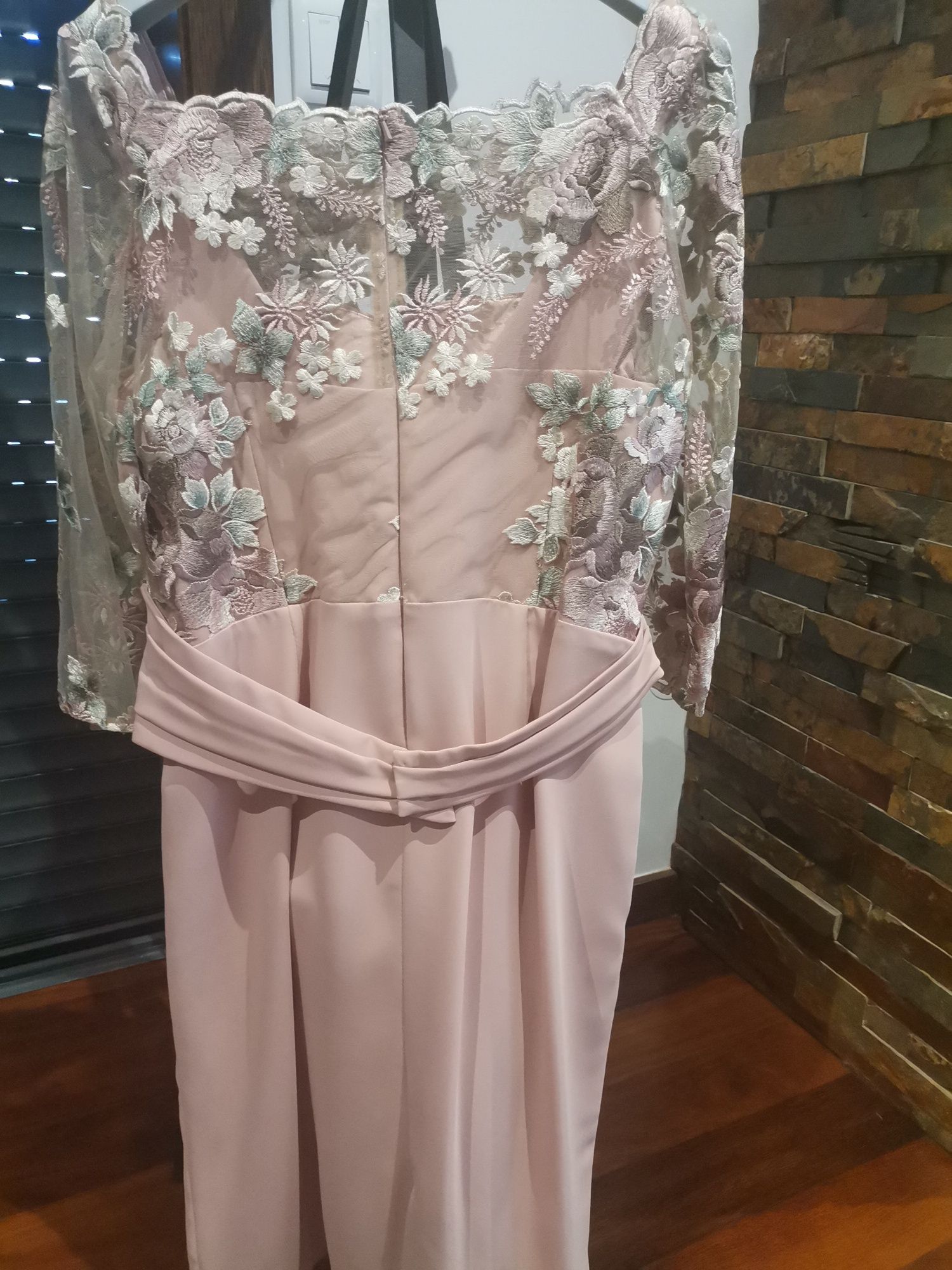 Vestido cerimónia rosa