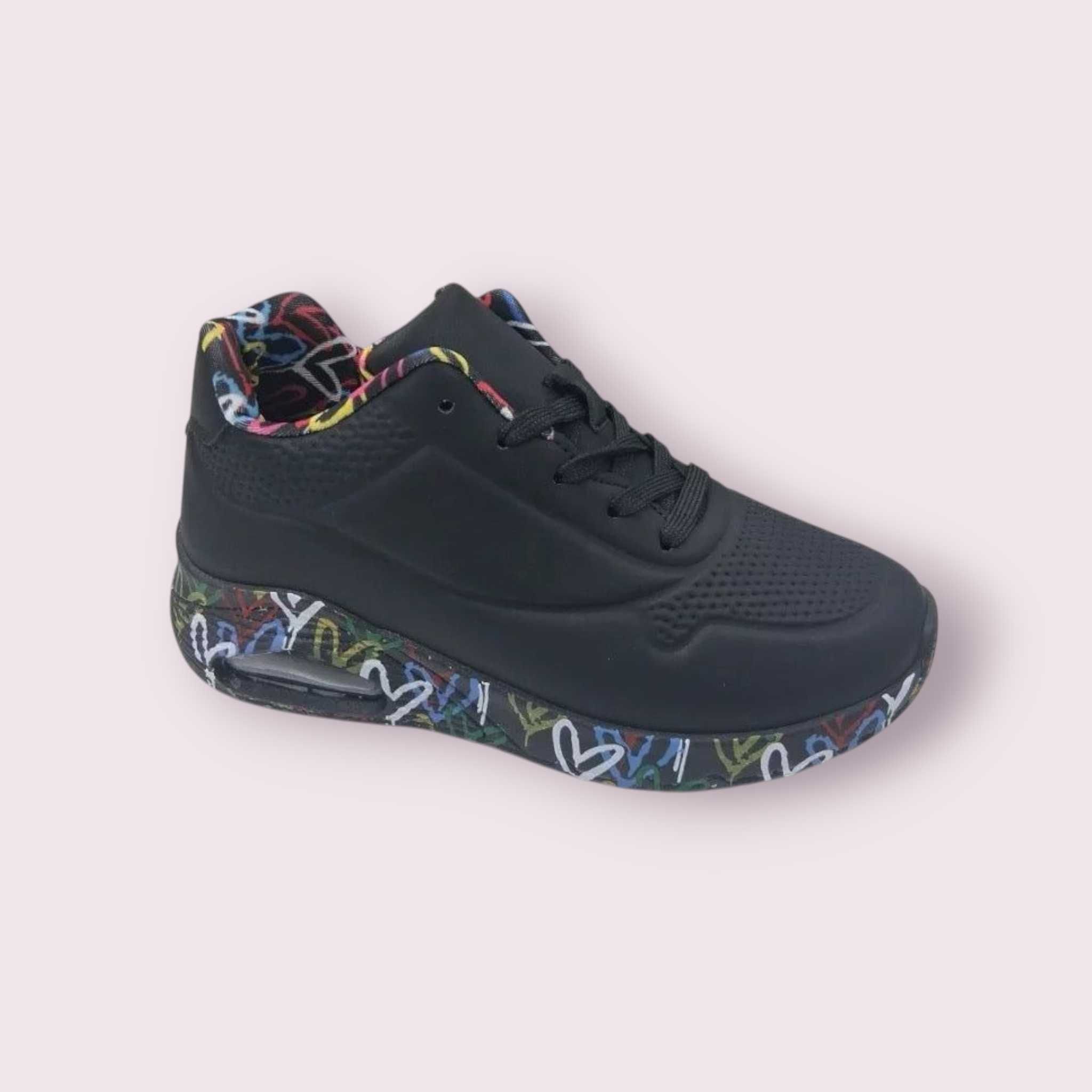 Czarne buty sportowe damskie rozmiar 39