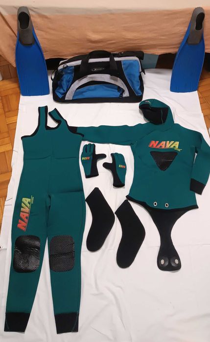 Fato de Mergulho Nava Tam. M +EXTRAS
