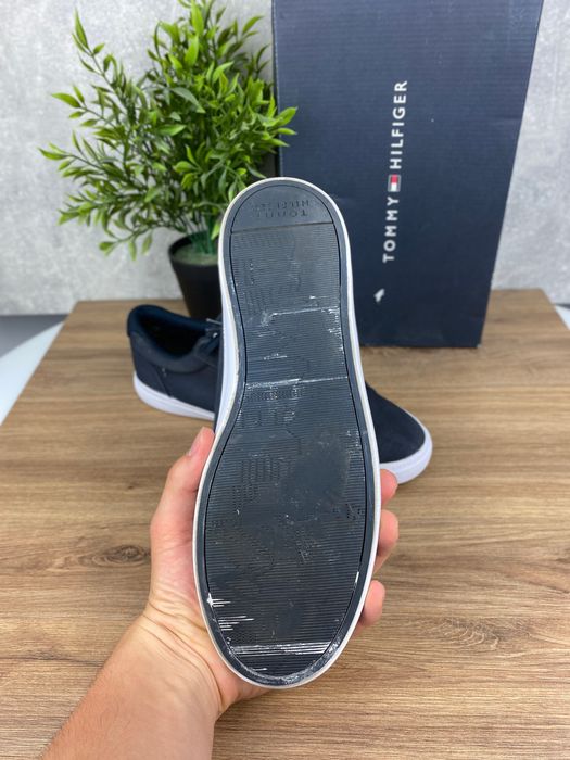 Granatowe sneakersy Tommy Hilfiger Essential Stripes r. 43