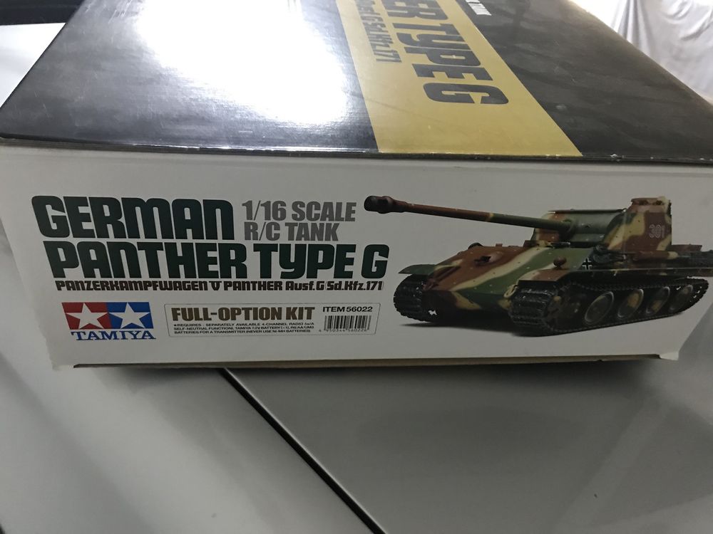 Tanque de guerra R/C Tamiya escala 1/16 German Panther