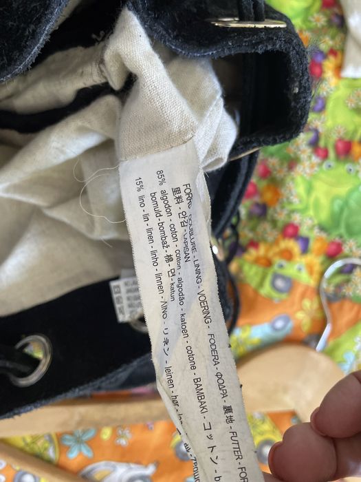 Bolsa em pele / camurça da Zara