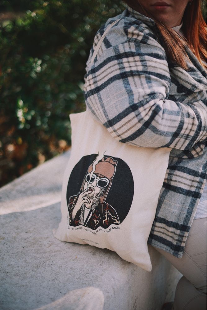 Tote Bag Kurt Cobain