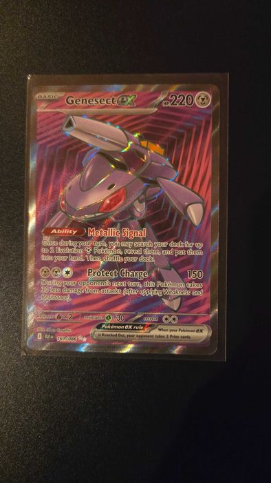 Pokémon card: 161/086 Genesect ex (Black Bolt)