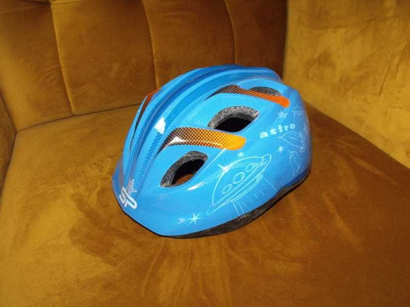 Kask Regulowany SPOKEY Astro dla Chłopca na Rolki, Rower 48-52 cm