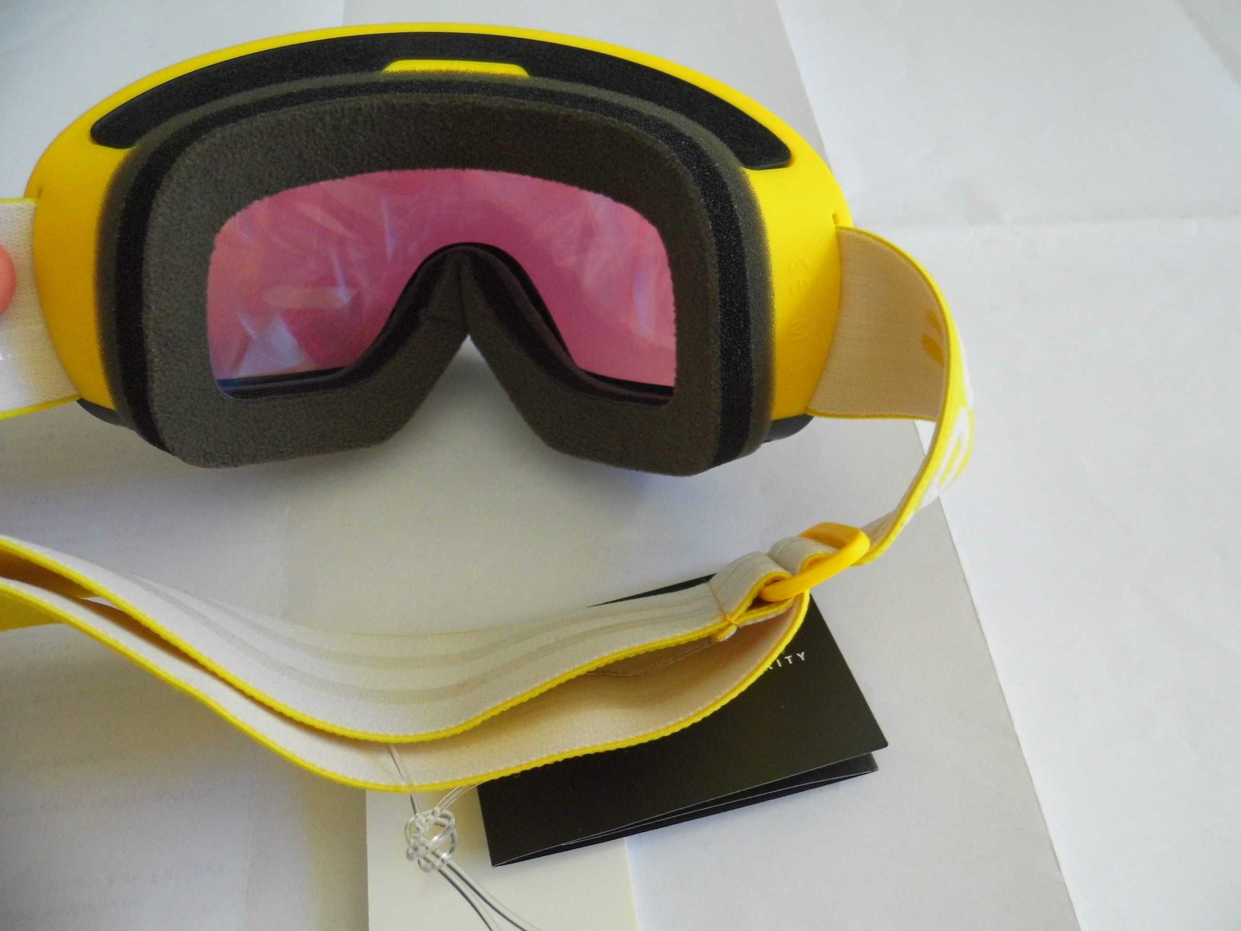 Gogle narciarskie POC Fovea Mid Clarity Comp żółto/czarne S2+S1 Nowe