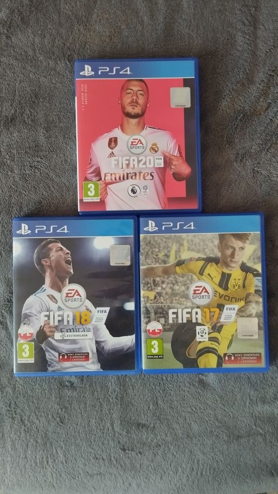 FIFA 17, FIFA 18, FIFA 20 na PS4