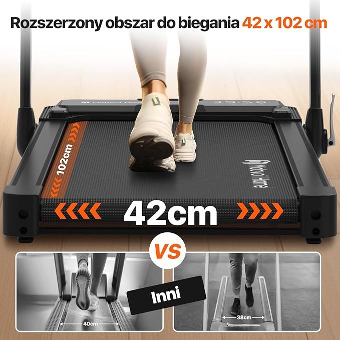 Bieżnia elektryczna Mobvoi Home T4225 Plus 120 kg 2,5 KM 12km/h