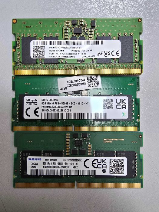 Оперативна память  8Gb DDR5 5600MHz
