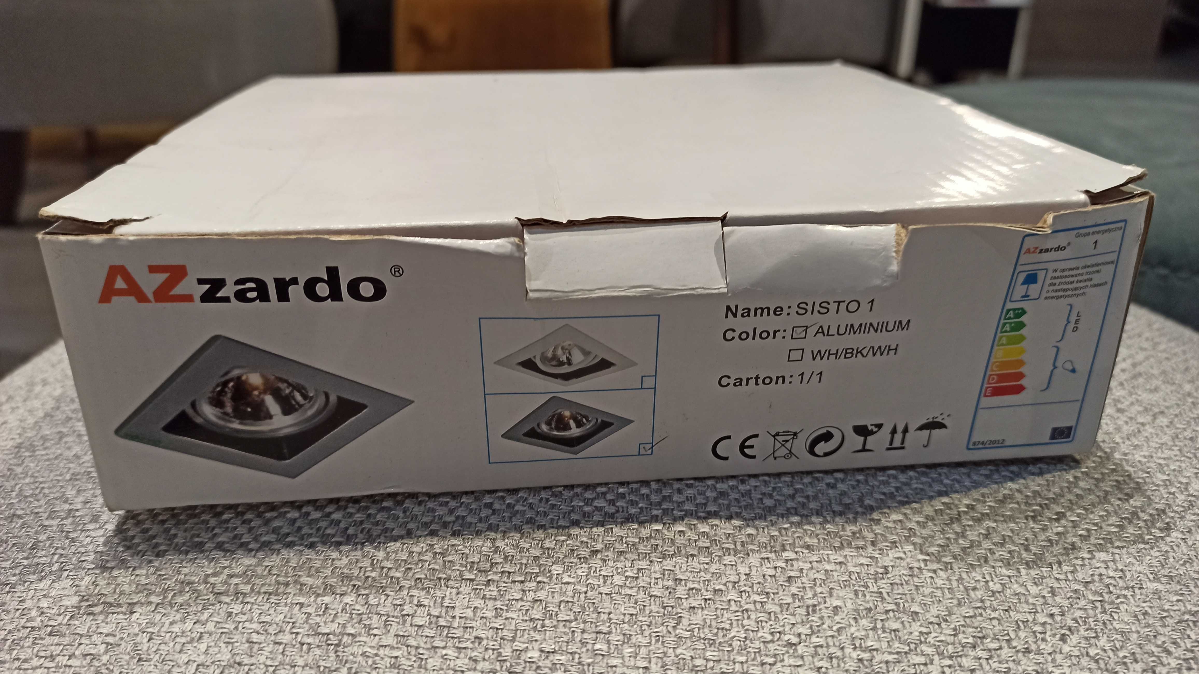 lampy wpuszczane techniczne Sisto Azzardo