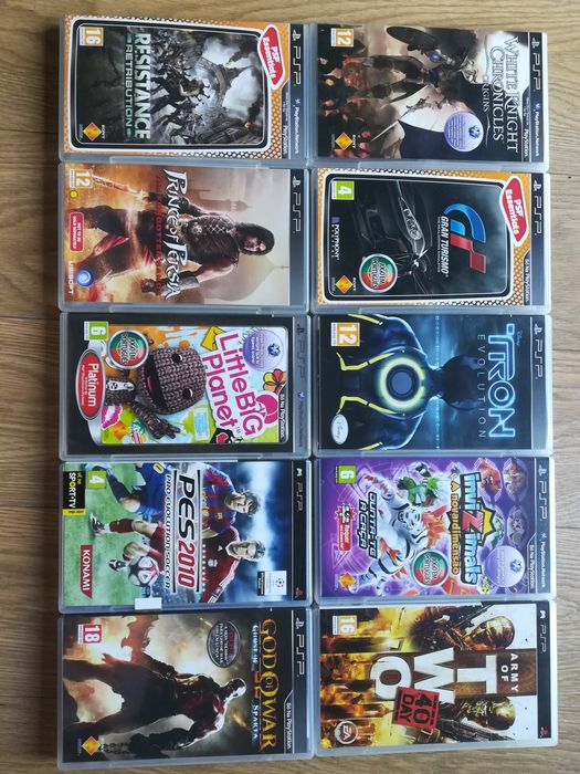 Jogos PSP originais como novos - Câmara