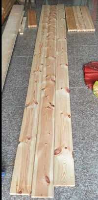 Deski drewniane sosnowe suszone 23 sztuki