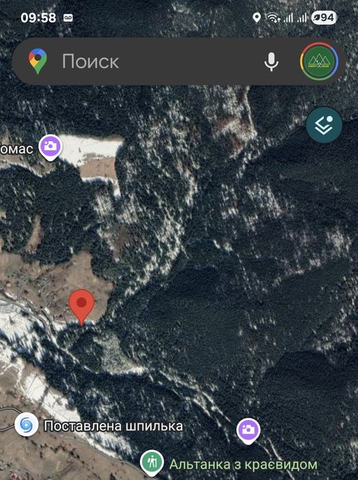 Продаж ділянки, межує з лісом