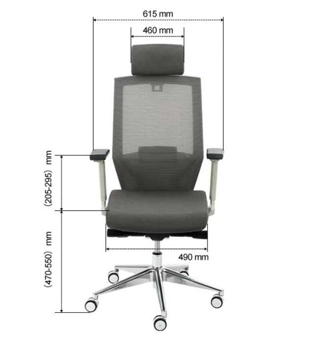 Krzesło Biurkowe Ergonomiczne BS10 (BS10)