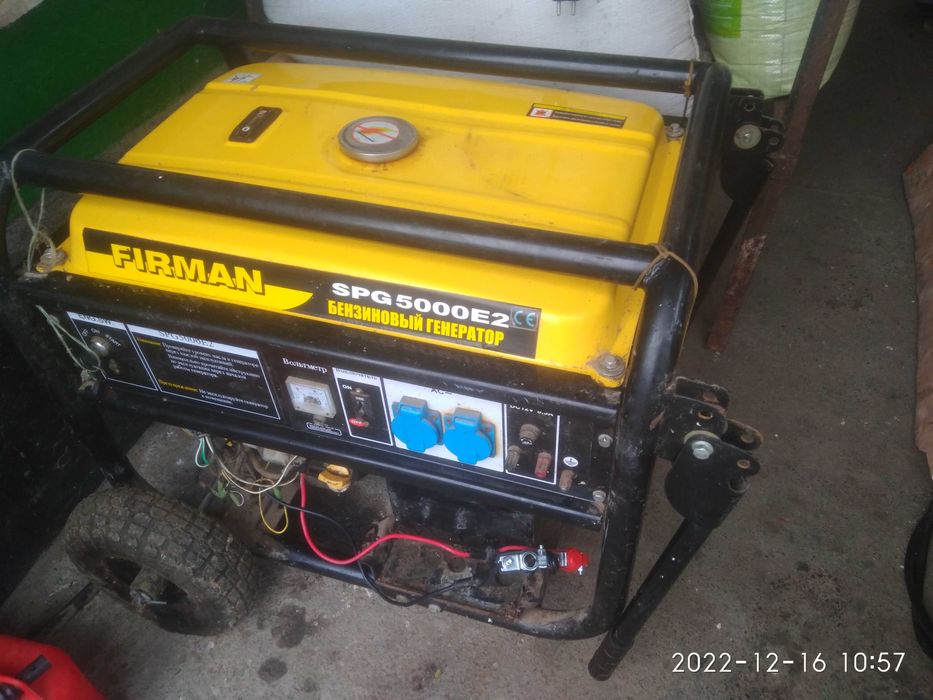 Генератор Firman бензин spg5000e2 4.5кВт продаж / оренда / доставка