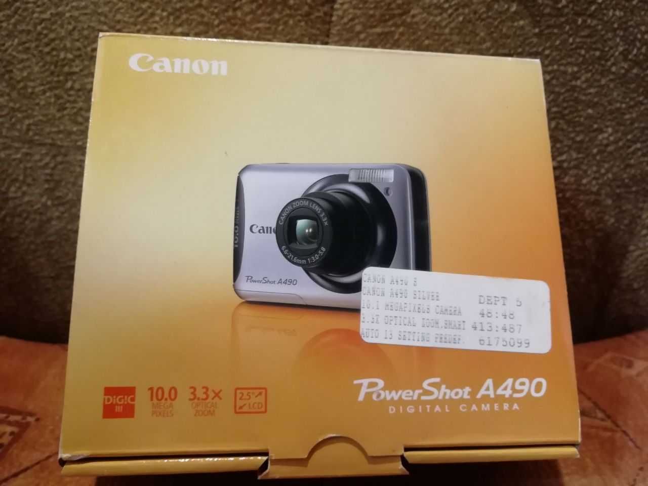 Новый Фотоапарат Canon PowerShot A490 камера цифровая
