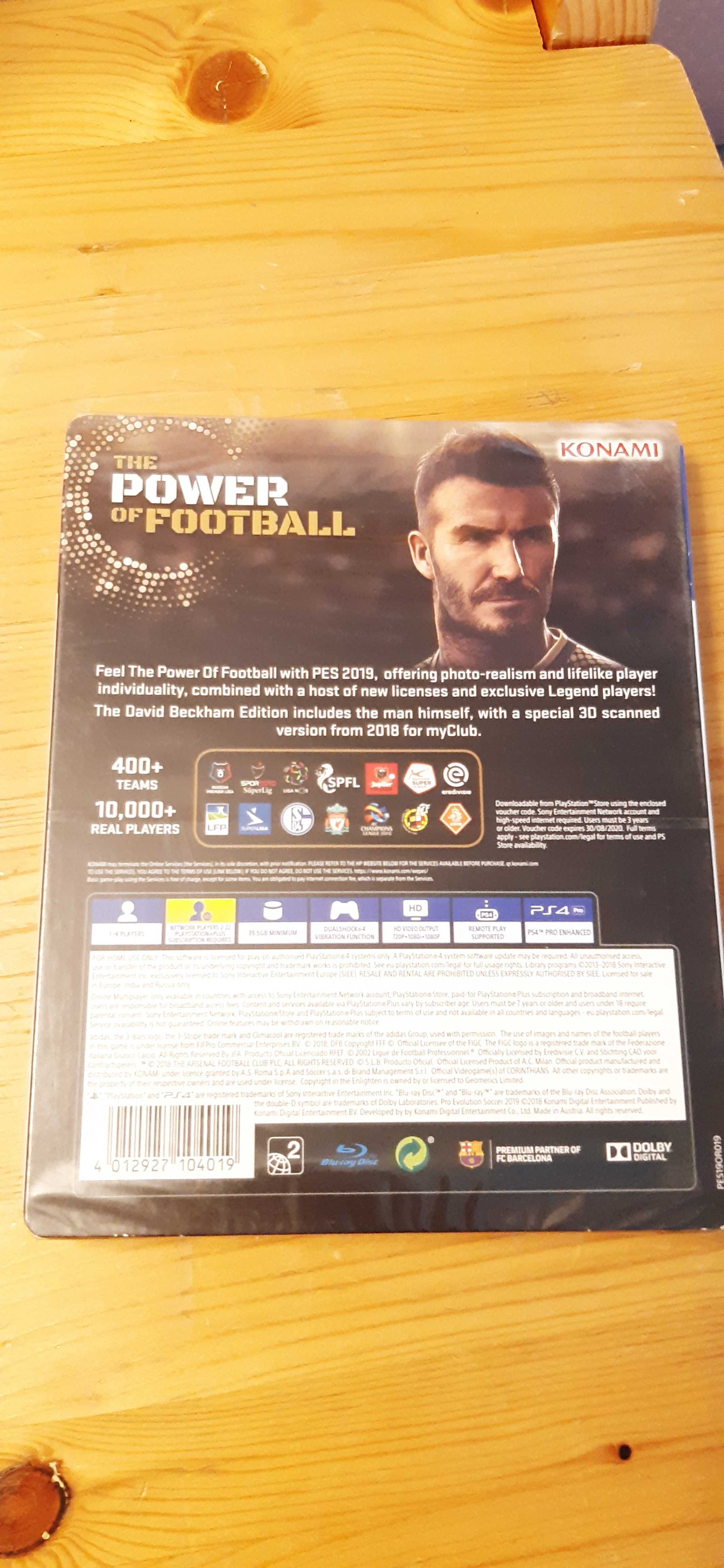 Pro Evolution Soccer 2019 David Beckham Edition (Gra PS4) nowa folia