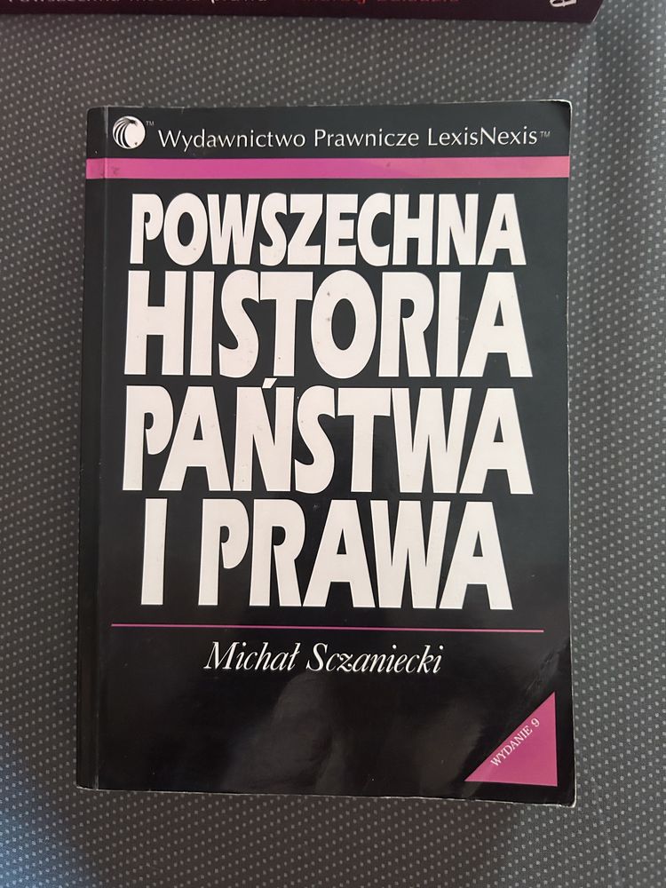 Powszechnia historia państwa i prawa Michał Szczaniecki