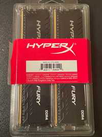 HyperX 64 GB (4x16GB) DDR4 3200 MHz Fury Black HX432C16FB4K4/64