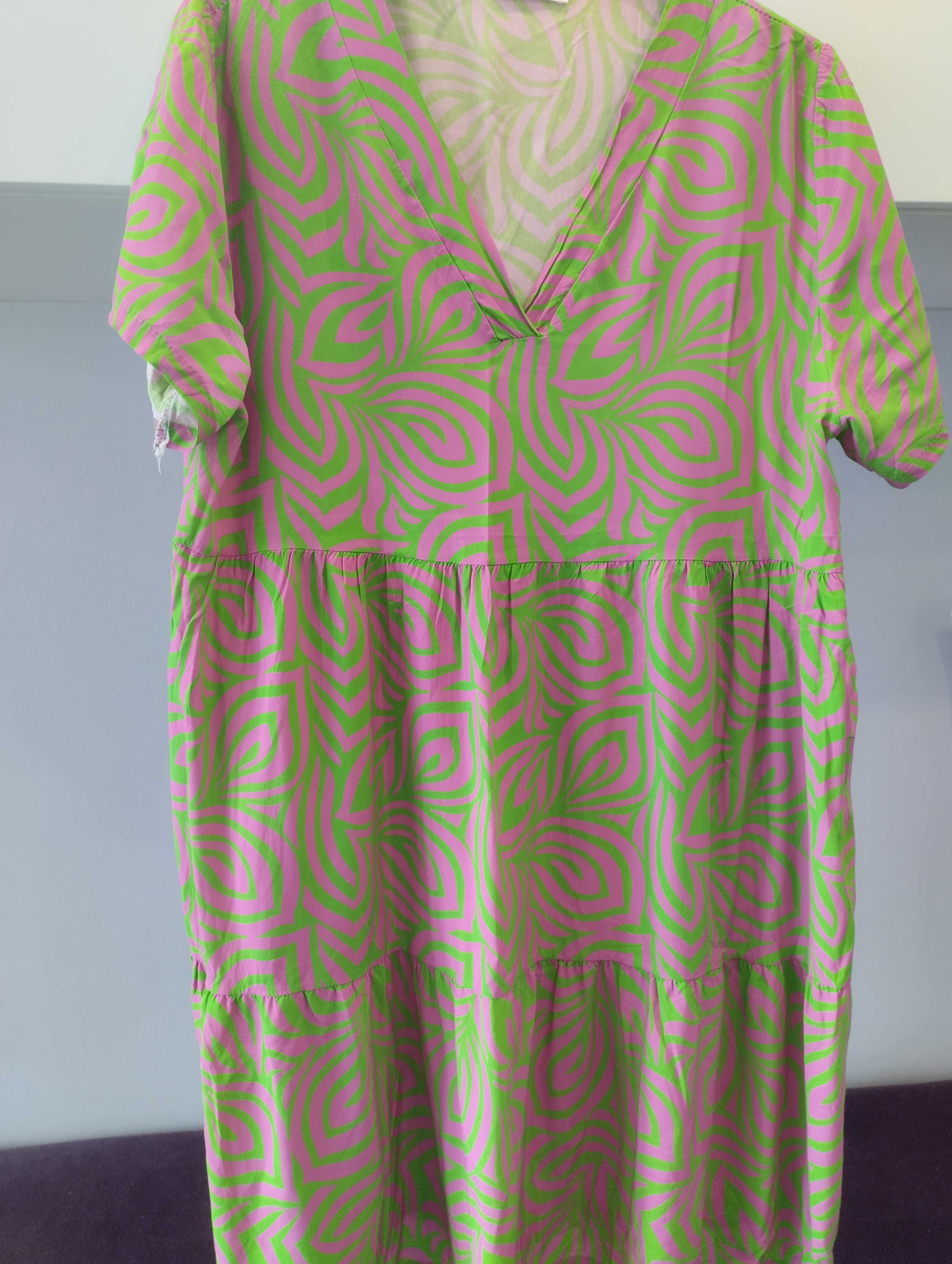 Letnia sukienka oversize