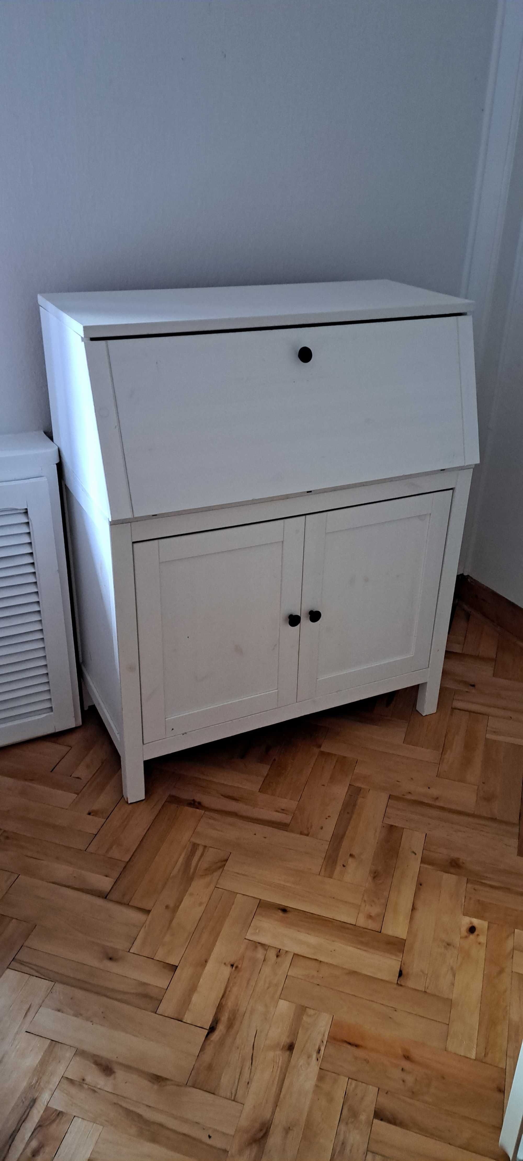 Sekretarzyk biurko szafka Ikea Hemnes