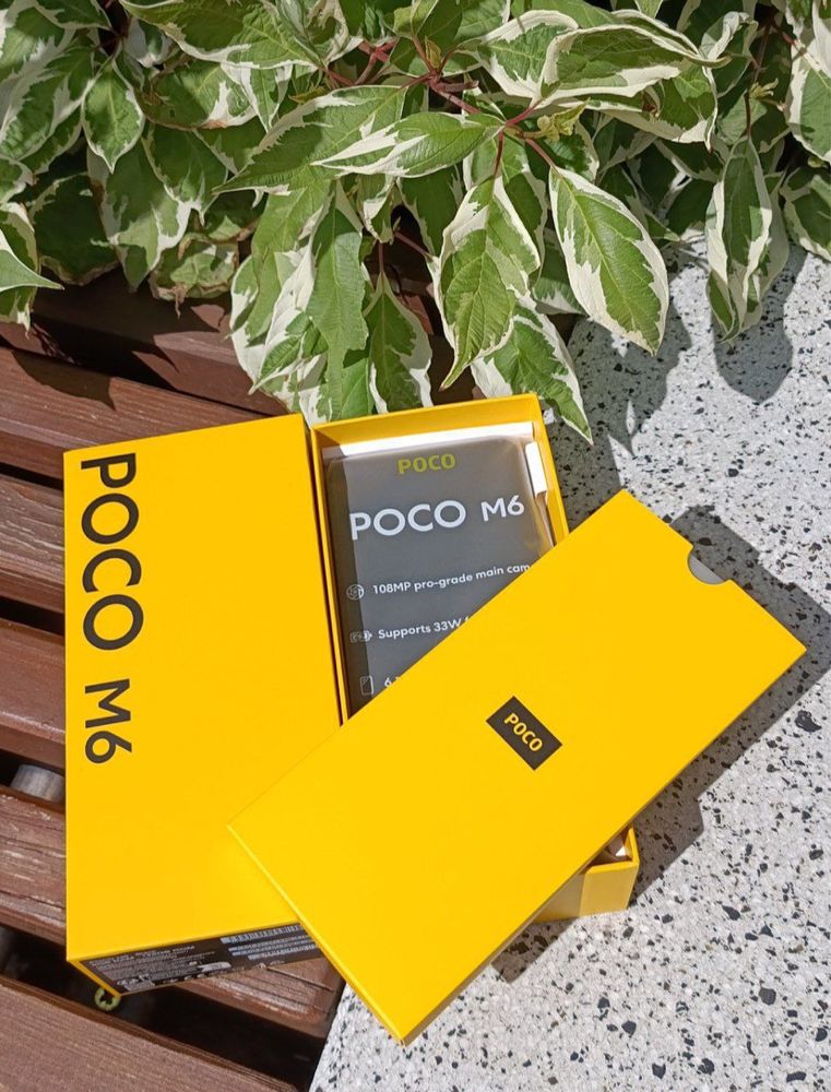 Poco m6 | 6 штук | повний комплект | новий | чохол в подарунок