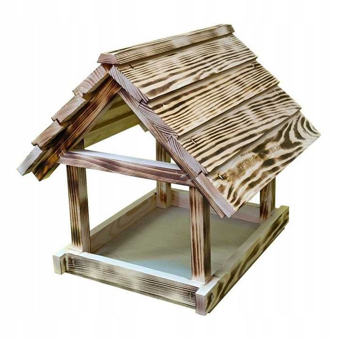 Karmnika Dla Ptaków Opalany XXL Duży Mocny Ozdoba do ogrodu Solidny