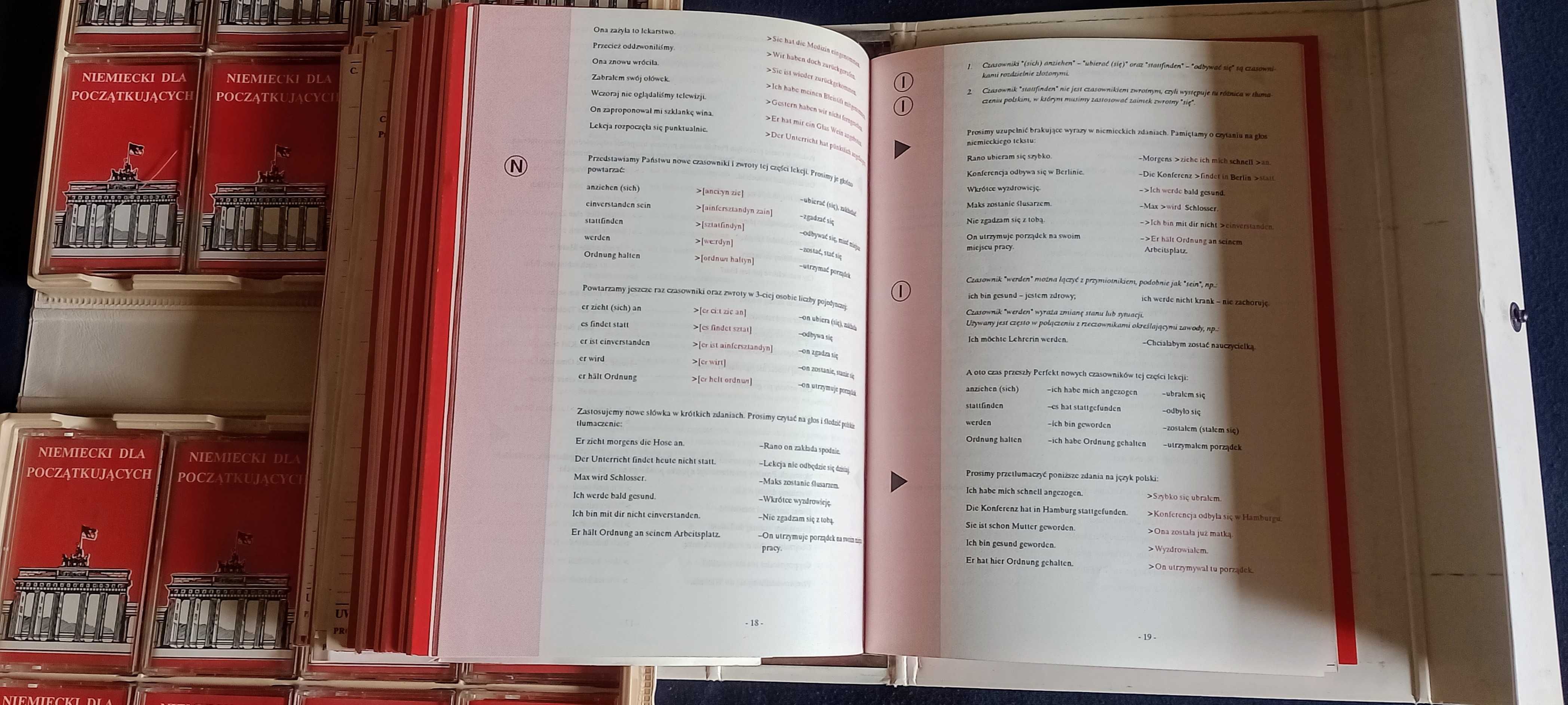 ESKK Niemiecki dla początkujących lekcja 1-32 + kasety komplet