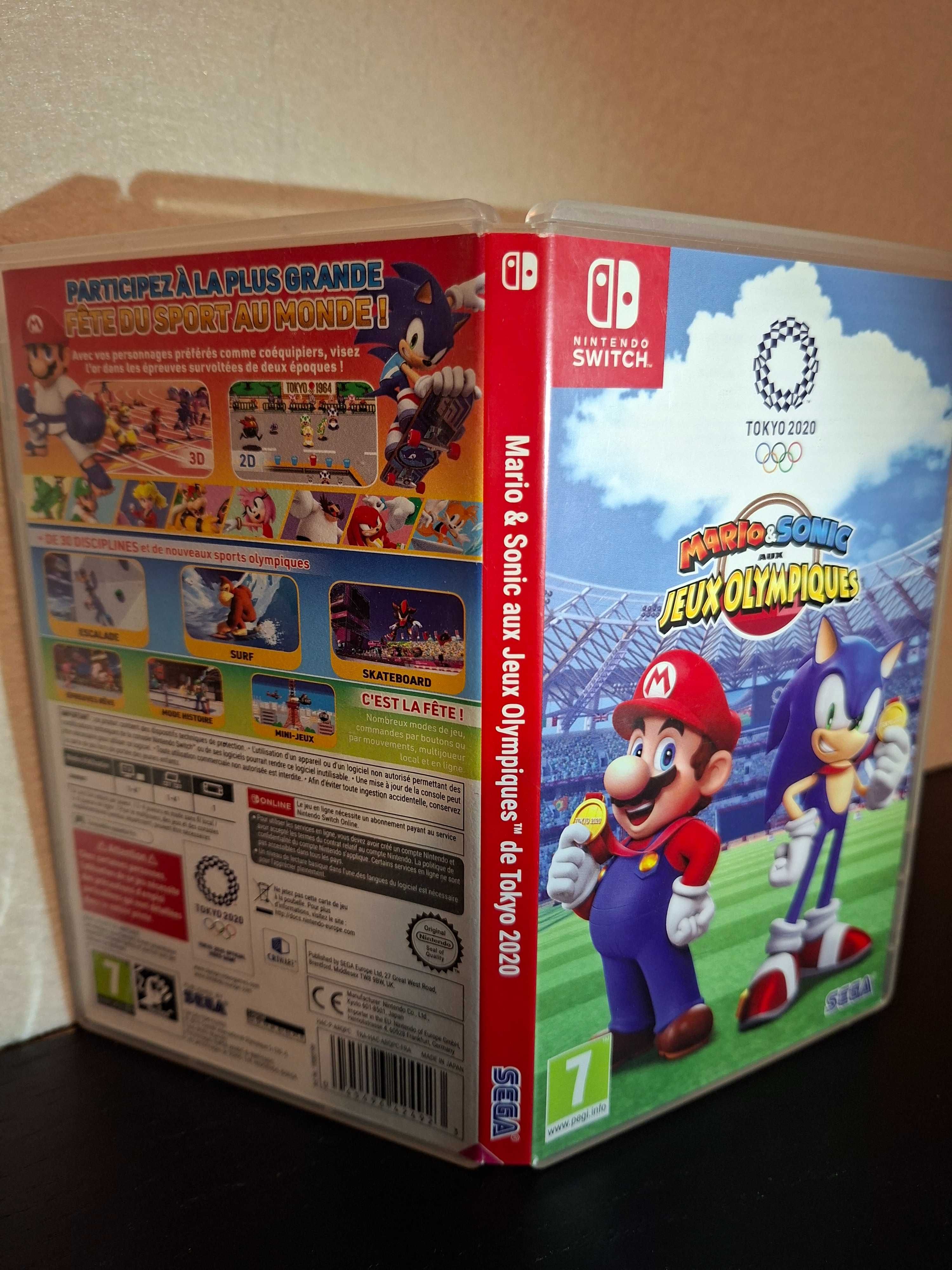 Mario & Sonic at the Olympic Games Tokyo 2020 Nintendo Switch c/ caixa