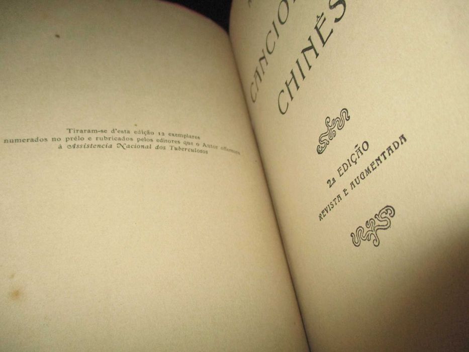 Livro Cancioneiro Chinês António Feijó 1903