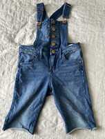 Ogrodniczki jeansowe H&M