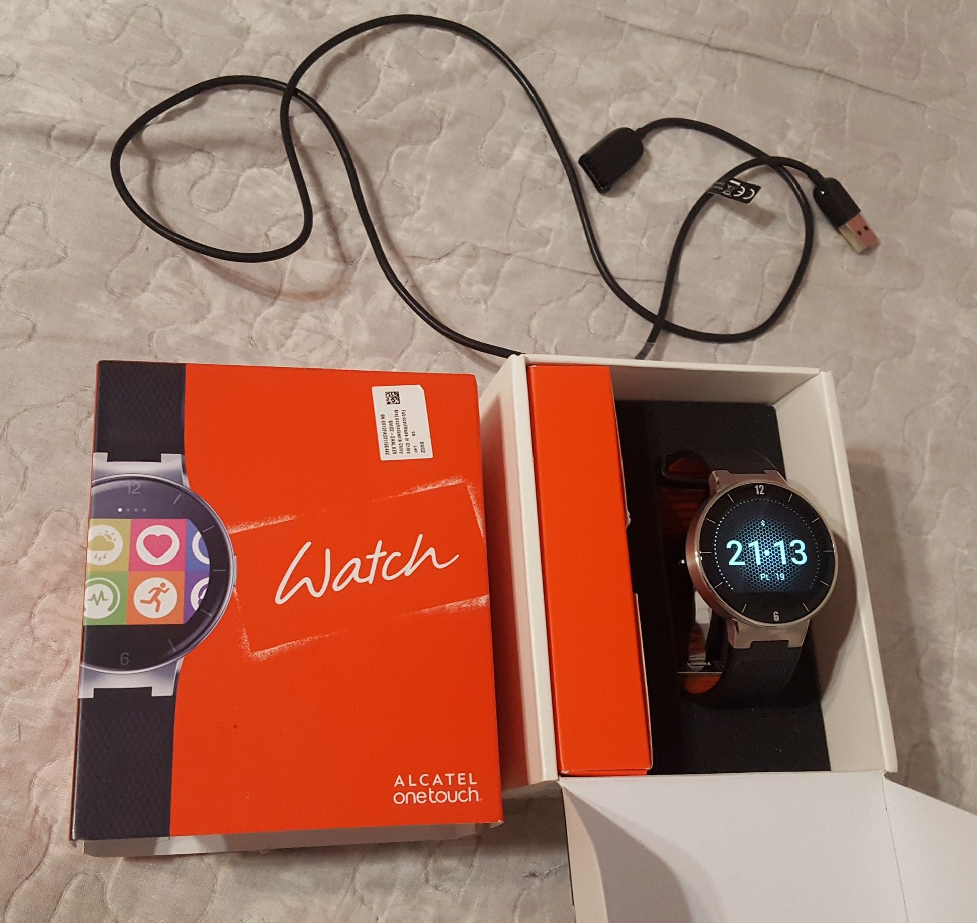 Zegarek Smartwatch alcatel czarny