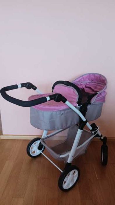Wózek dla lalki - jak nowy! Gondola i spacerówka w jednym!