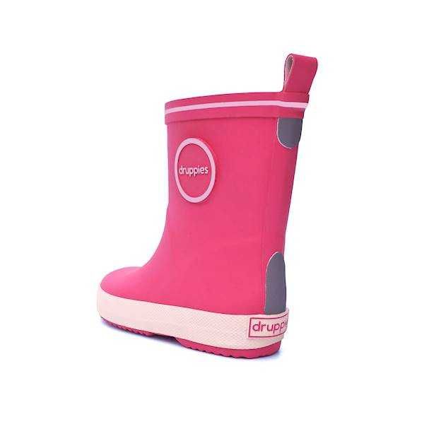 Kalosze DZIECIĘCE gumiaki LEKKIE dla dzieci gumowce FASHION 22 pink