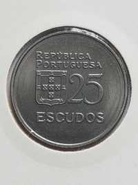 Moeda 25 Escudos C.Niquel República 1980 (BELA)