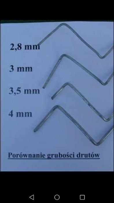 Siatka ogrodzeniowa ocynkowna fi 2.8 mm 150cm oczko 65x65 cana za 1 mb